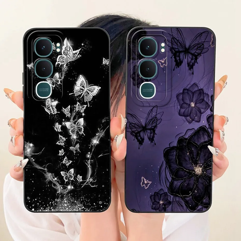 Funda de teléfono con estampado bonito para Vivo Y21d Y31 2025, fundas de silicona suave a prueba de golpes para Vivo Y21D Y31 5G (2025), fundas para parachoques - imagen 4