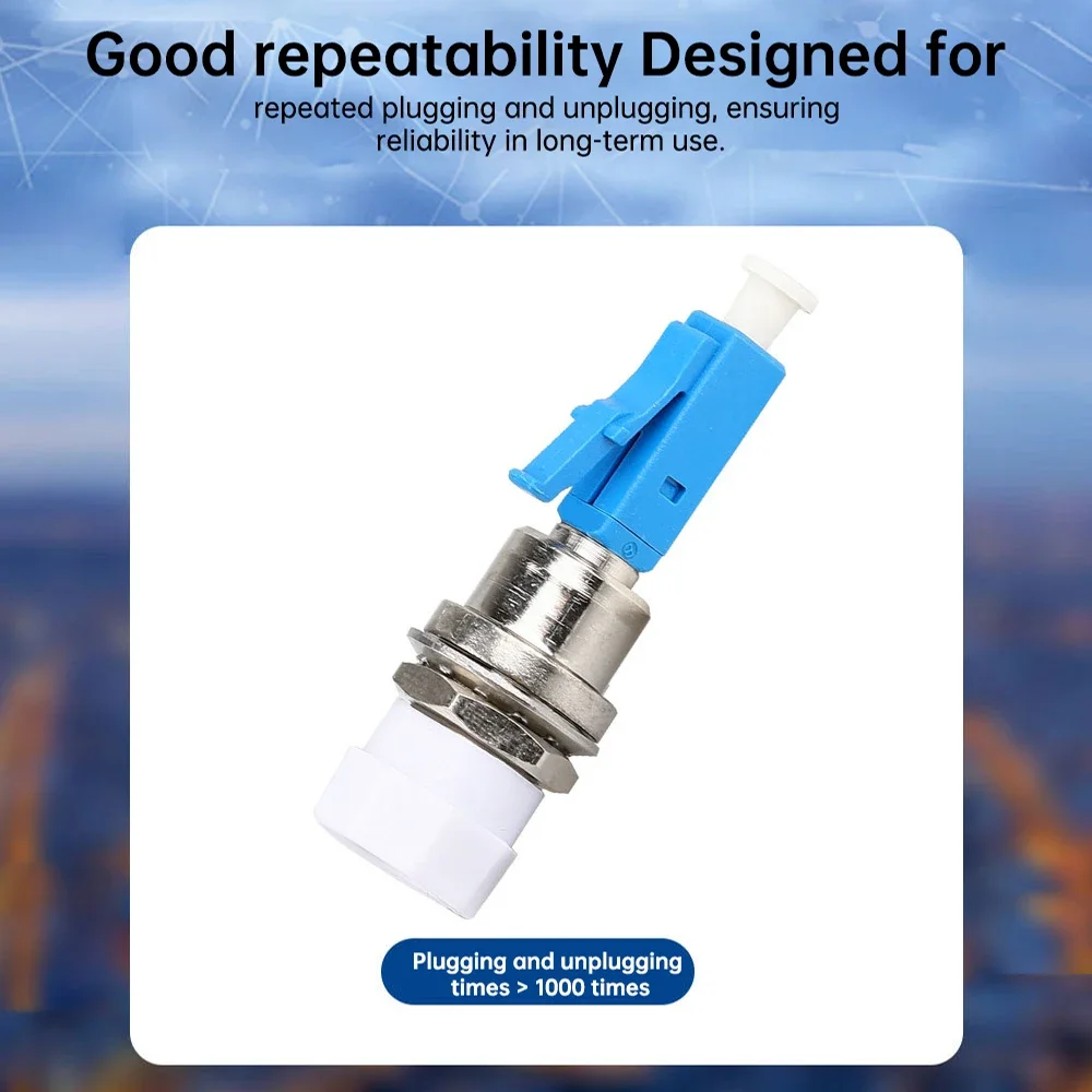 ZoeRax LC/UPC macho a FC/UPC hembra adaptador Simplex conector de fibra óptica híbrida para puente localizador óptico de fallos visuales - imagen 5