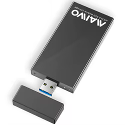 Maiwo Adaptador mSATA a USB – Caja SSD para Disco Duro Externo