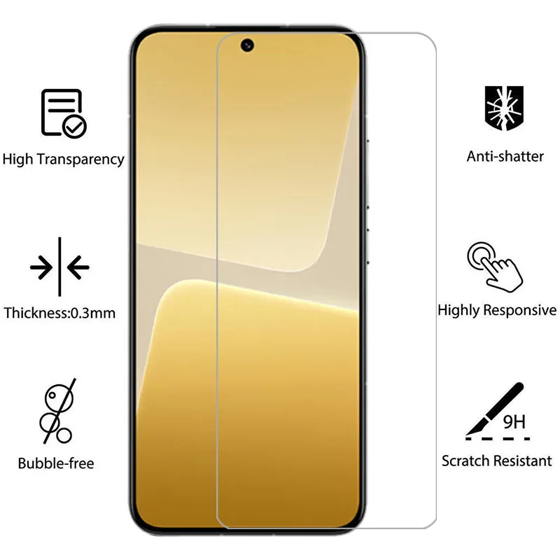 Vidrio templado protector para xiaomi 13 protector de pantalla en xiaomi13 xiao mi mi13 5g película xiomi xiami xaomi xioami xaiomi redmi - imagen 2