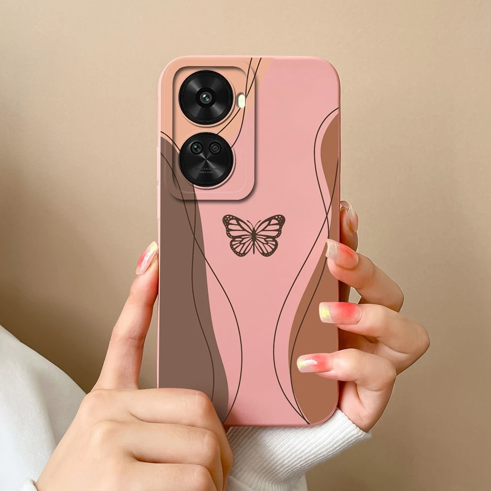 Para Huawei Nova 12 SE Funda moda bonita dulce chica suave silicona líquida antideslizante a prueba de golpes Funda protectora trasera del teléfono - imagen 5