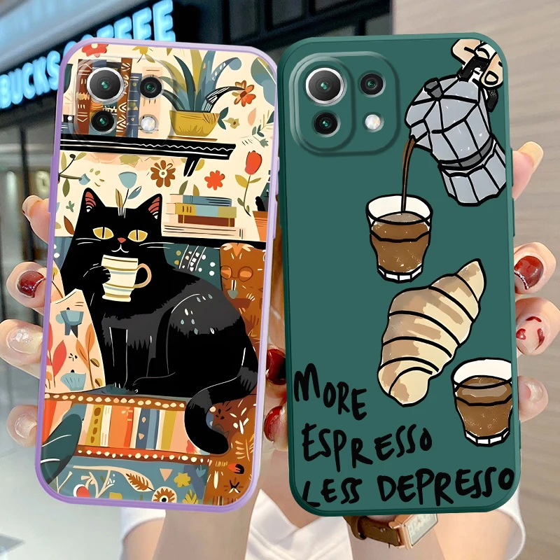 Funda blanda para Xiaomi Mi 13 11 12 Lite 10T 11T 12T Pro gato de dibujos animados - imagen 4