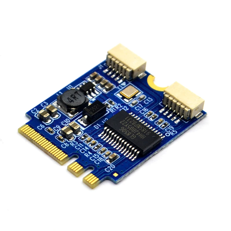 Tarjeta elevadora H1111Z M.2 a USB, A-E de llave NGFF a puerto Dual, Cable convertidor de tarjeta de expansión USB2.0, adaptador de Cable USB M.2 Riser - imagen 4