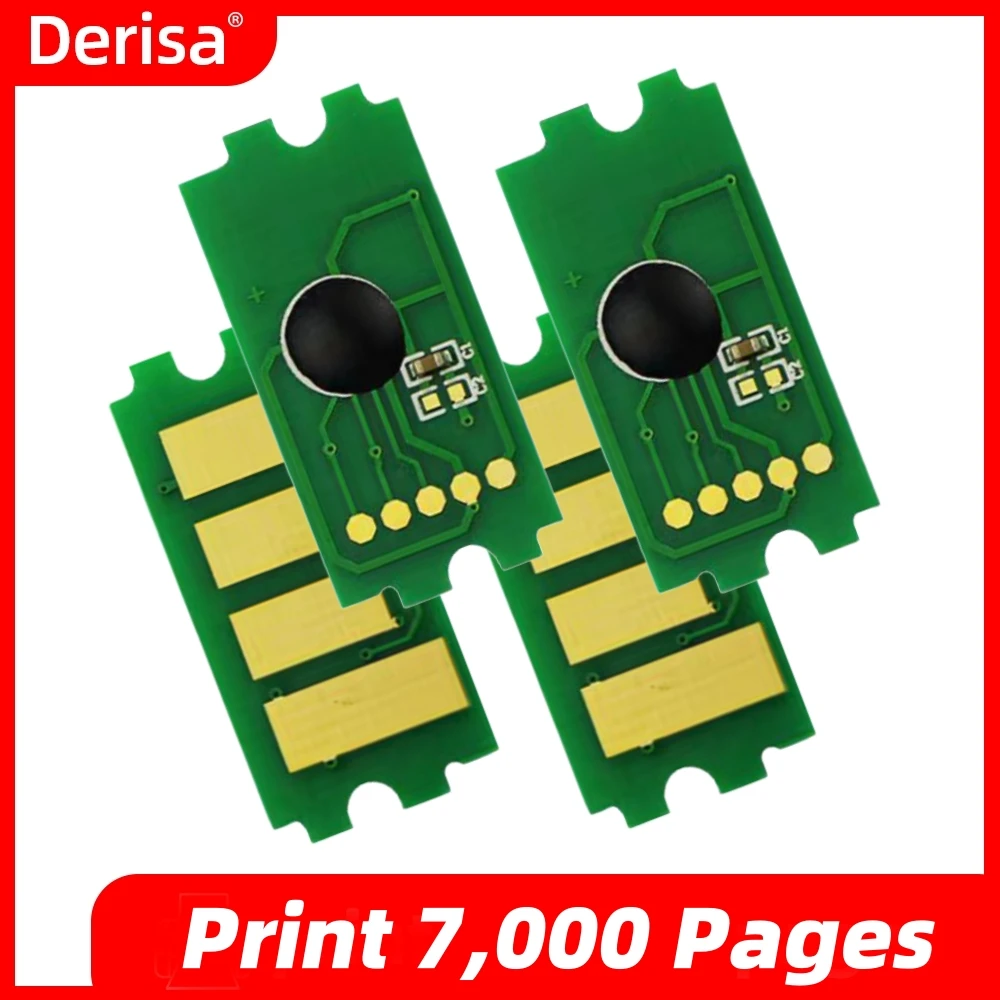 Derisa 12 Uds Chip TK-5140 EU, TK-5142 US, TK-5144 AP para Kyocera ECOSYS P6130/M6030/M6530 Kit de tóner TK5140K TK5144K TK5142K
