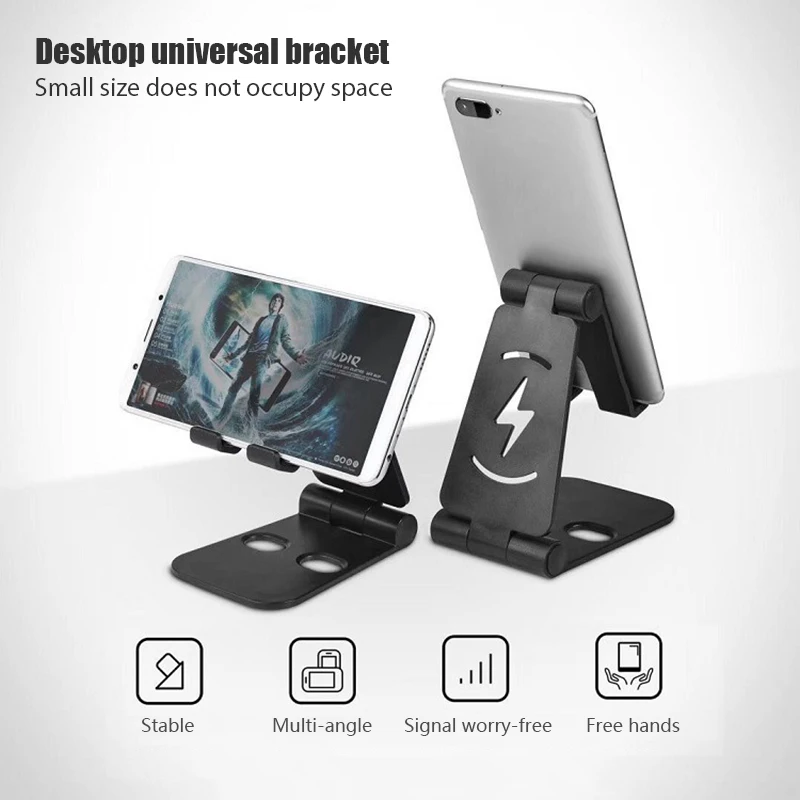 Soporte plegable para teléfono móvil, soporte plegable totalmente ajustable para teléfono móvil, base Compatible con iPhone 16 Samsung Huawei OPPO - imagen 5