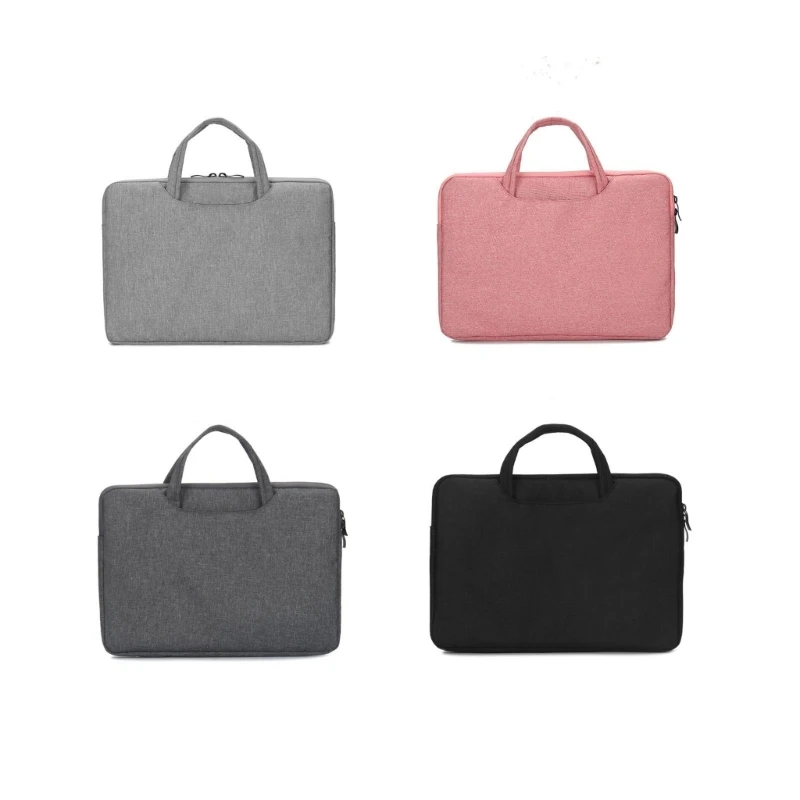Bolso de mano multifuncional para hombre y mujer, bolsa delgada para ordenador portátil, envío directo