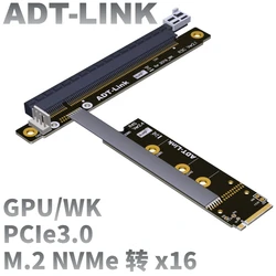 Cable Extensión M.2 NVMe a PCI-e 3.0 x16 – Adt-link Minería BTC