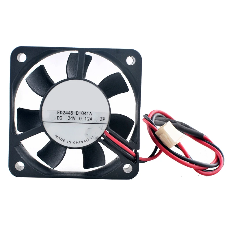 FD2445-D1041A Ventilador de enfriamiento con rodamiento de bolas doble de 45 mm 4,5 cm DC24V 0.12A 2 pines para fuente de alimentación del convertidor de frecuencia - imagen 3