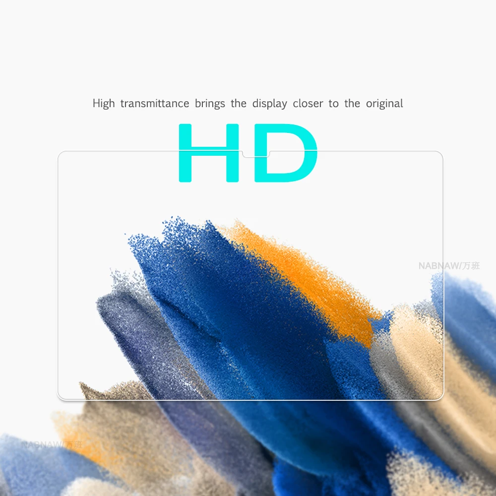 Protector de pantalla HD a prueba de arañazos de vidrio templado para Samsung Galaxy Tab A8 de 10,5 pulgadas SM-X200 SM-X205 - imagen 5