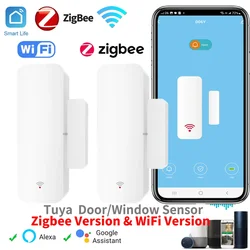 Tuya Sensor Puerta Zigbee WiFi: Compatible Alexa y Google