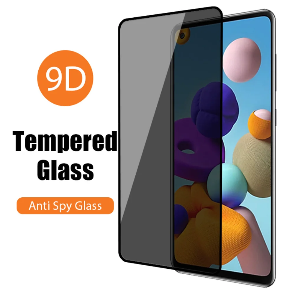 Vidrio templado de privacidad 3D para Huawei P40 Lite E P30 P20 Pro, vidrio protector en P Smart 2021 2020 S Z Mate 30 20 10 5G