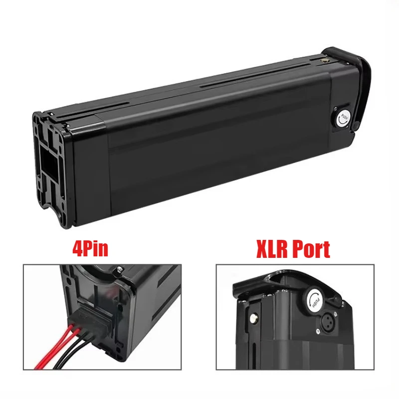 Paquete de batería de litio Silver Fish 36V 48V 20Ah 15Ah 10Ah 18650 celdas compatibles con motores de cubo de bicicleta plegables de 250W 350W 500W 1000W - imagen 3