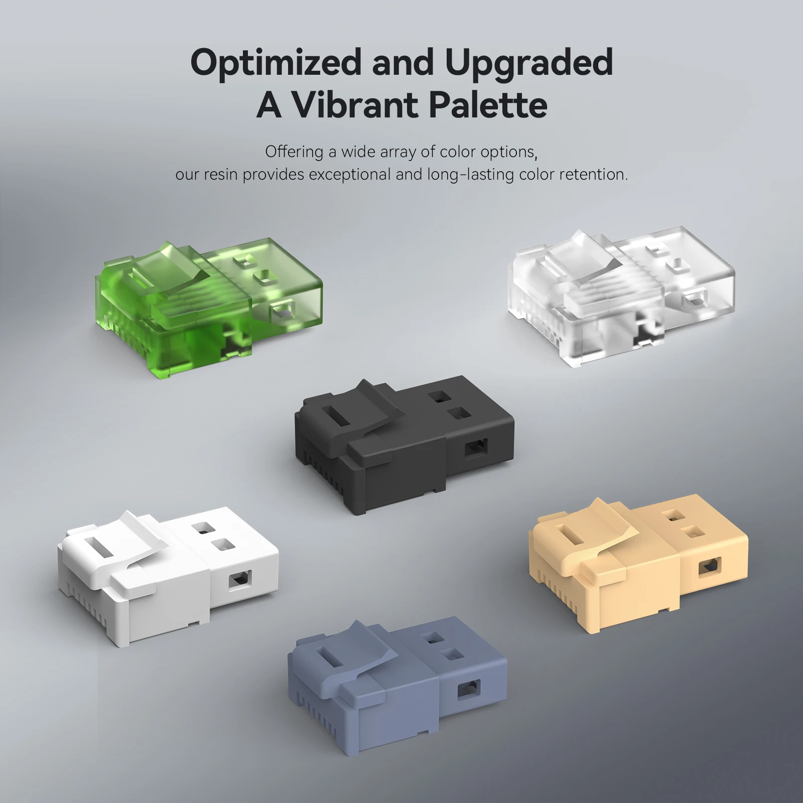 ANYCUBIC-resina de poliresina fotosensible ABS Pro 2, alta precisión con contracción mínima para impresora LCD 3D, 405nm - imagen 5