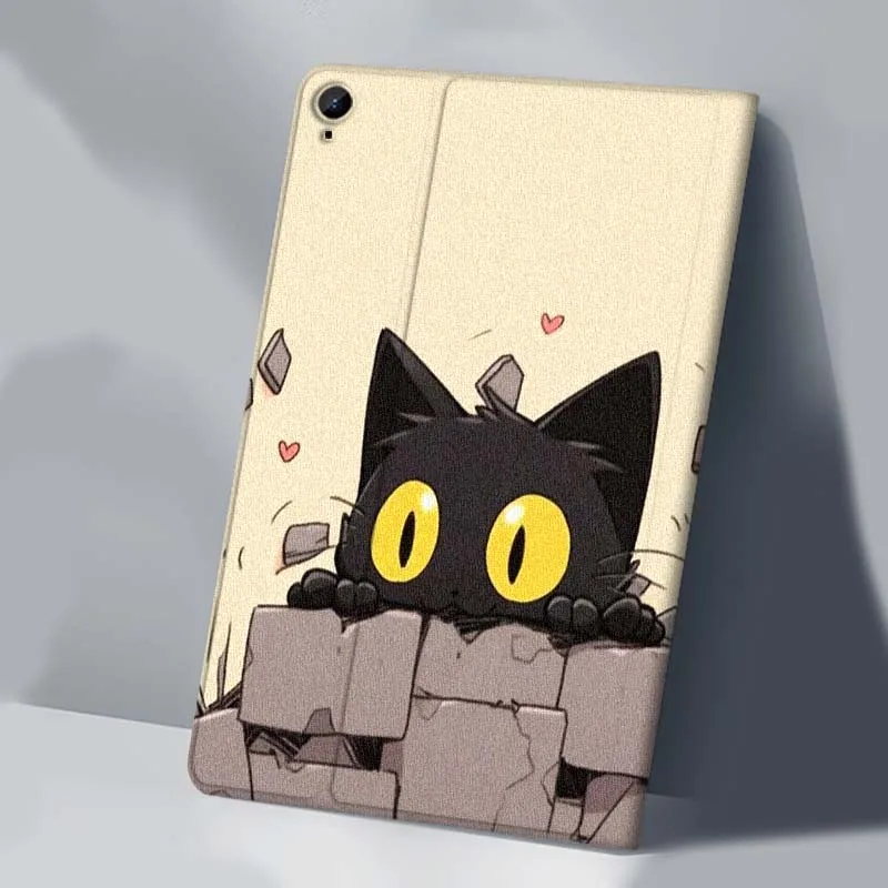 Lindo gatito arte para Samsung Galaxy Tab A A7 A8 A9 A11 S6 S11 10,1 10,4 10,5 pulgadas Lite Plus funda para tableta - imagen 5