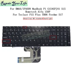 Teclado ABNT2 PT-BR Hometech Alfa 150P, Feedme S17 y Pride