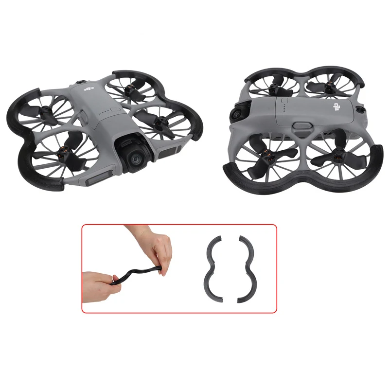 Para DJI NEO 2 Airbag cubierta protectora de goma suave hoja de hélice amortiguador resistente a los arañazos anillo de parachoques accesorios para Dron