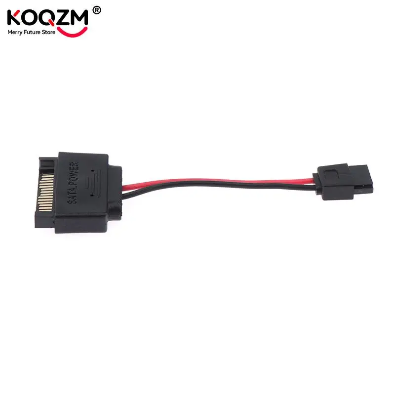 Cable adaptador SATA Power de 15 pines macho a SATA de 6 pines, Cable adaptador de corriente Slimline de 15 pines a 6 pines para ordenador portátil, CDROM, 1 unidad - imagen 2