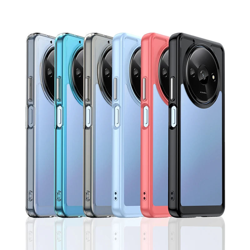 Funda protectora colorida para Redmi A3 contraportada a prueba de golpes - imagen 2