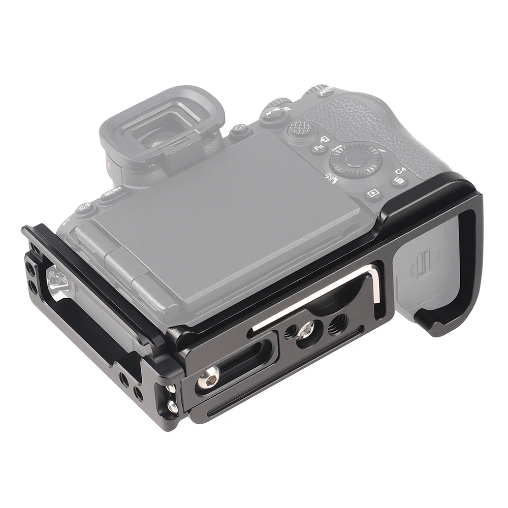 Soporte en forma de L para A7RV, estabilizador de placa de liberación rápida, mango de raqueta Vertical, cámara fotográfica Universal - imagen 5