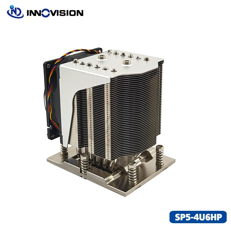 Buena fábrica al por mayor 4U SP5 servidor activo CPU enfriador TDP400W SP5-4UHP6 disipador de calor del servidor - imagen 4