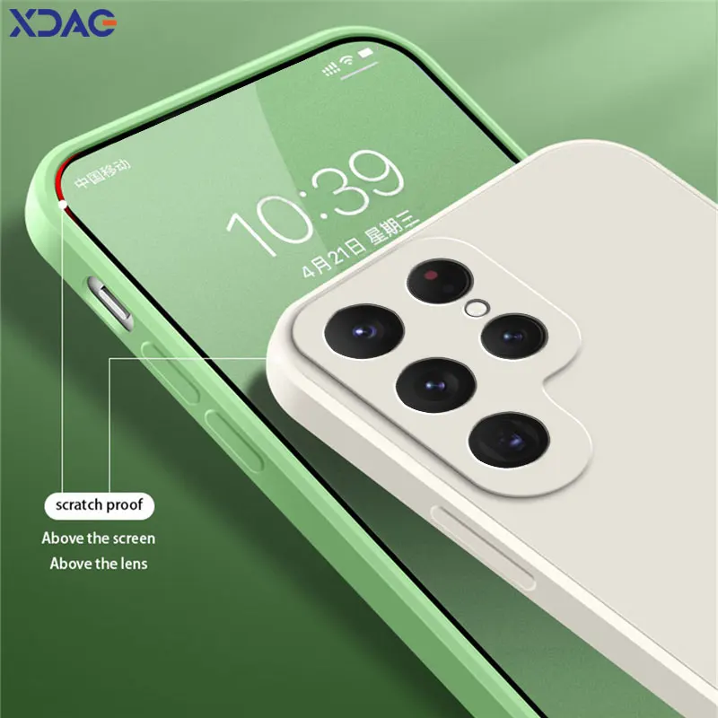 Fundas cuadradas originales de silicona líquida para Samsung Galaxy S 24 S24 Plus Ultra 5G, protección Global para cámara, bolsas para teléfono, armadura - imagen 4