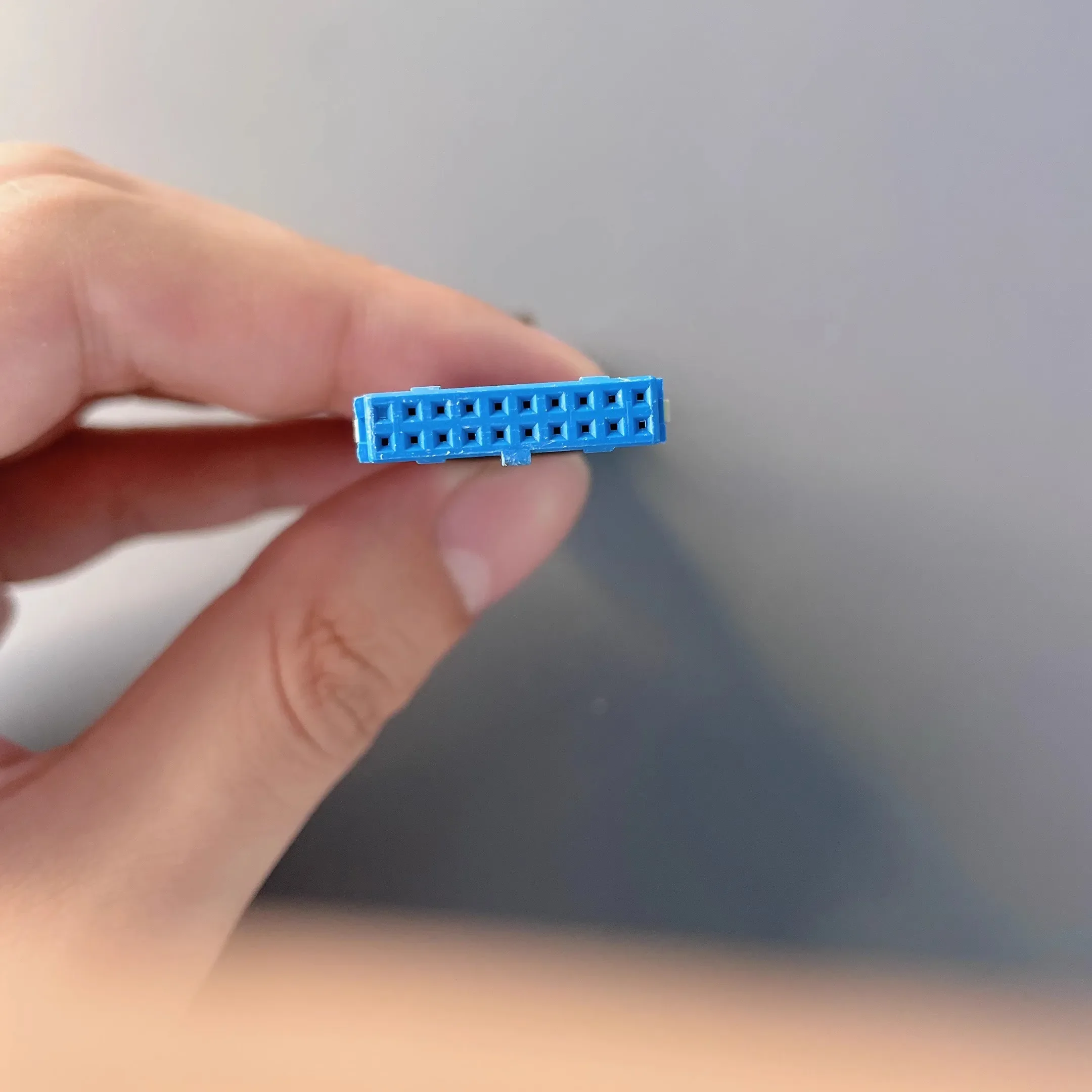 Cable adaptador de extensión USB 3,0 tipo C macho a tipo E macho Cable plano USB 3,0 interno puerto azul USB-C a Cable convertidor de 19P/20P - imagen 5