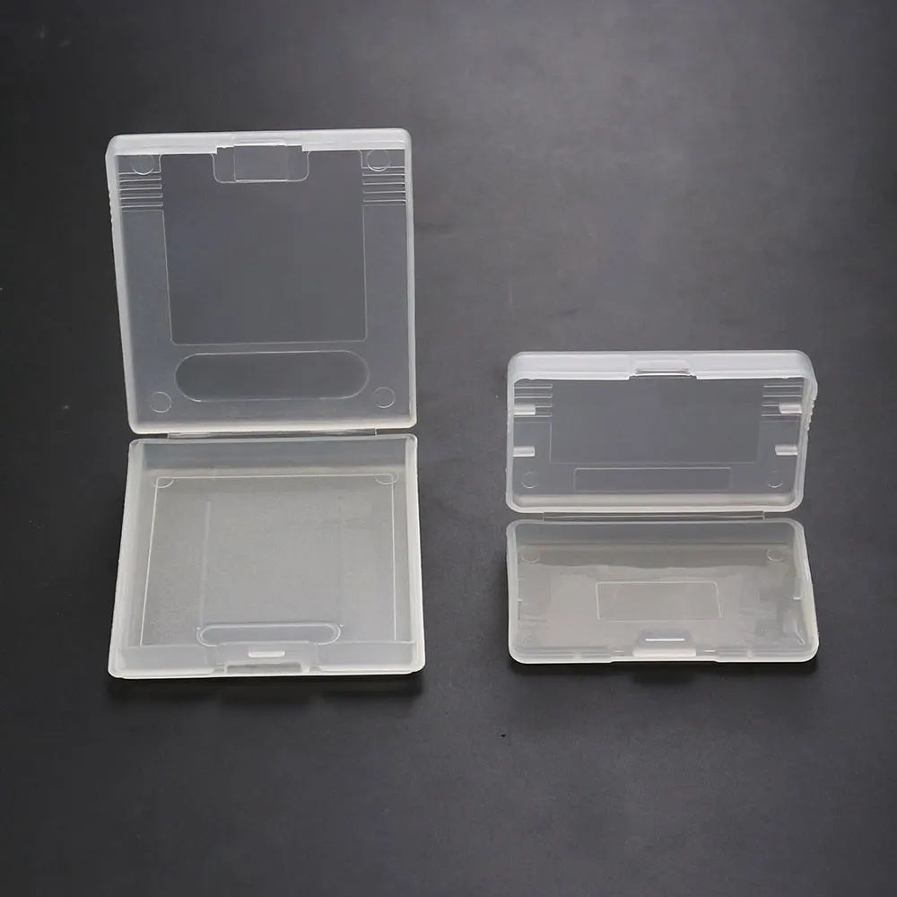 JCD 10 Uds caja de tarjeta de cartucho de juego de plástico para GameBoy Color GBC GBA GBP tarjetas de juego caja protectora transparente antipolvo - imagen 5