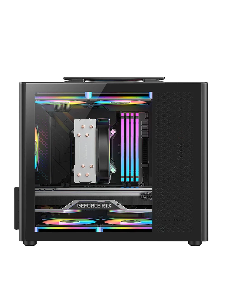 Question M5 funda de PC M-ATX caja de ordenador portátil placa base ITX ATX/SFX fuente de alimentación soporte U3 escritorio MINI chasis pequeño - imagen 5