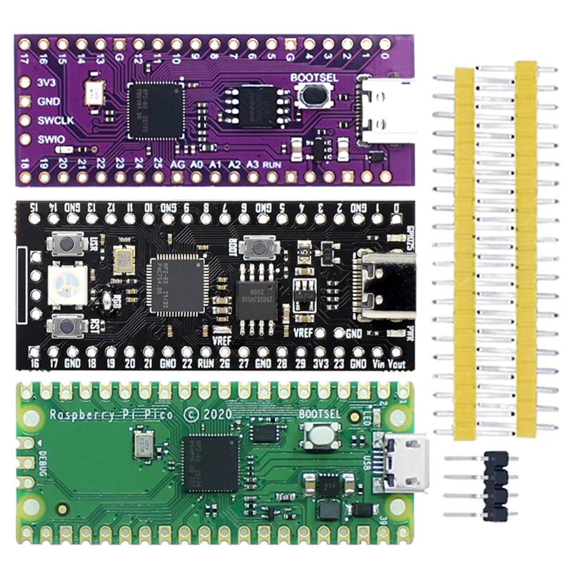 Raspberry Pi Pico Board RP2040 Microordenadores de baja potencia ARM de doble núcleo 264KB Procesador Cortex-M0+ de alto rendimiento - imagen 3