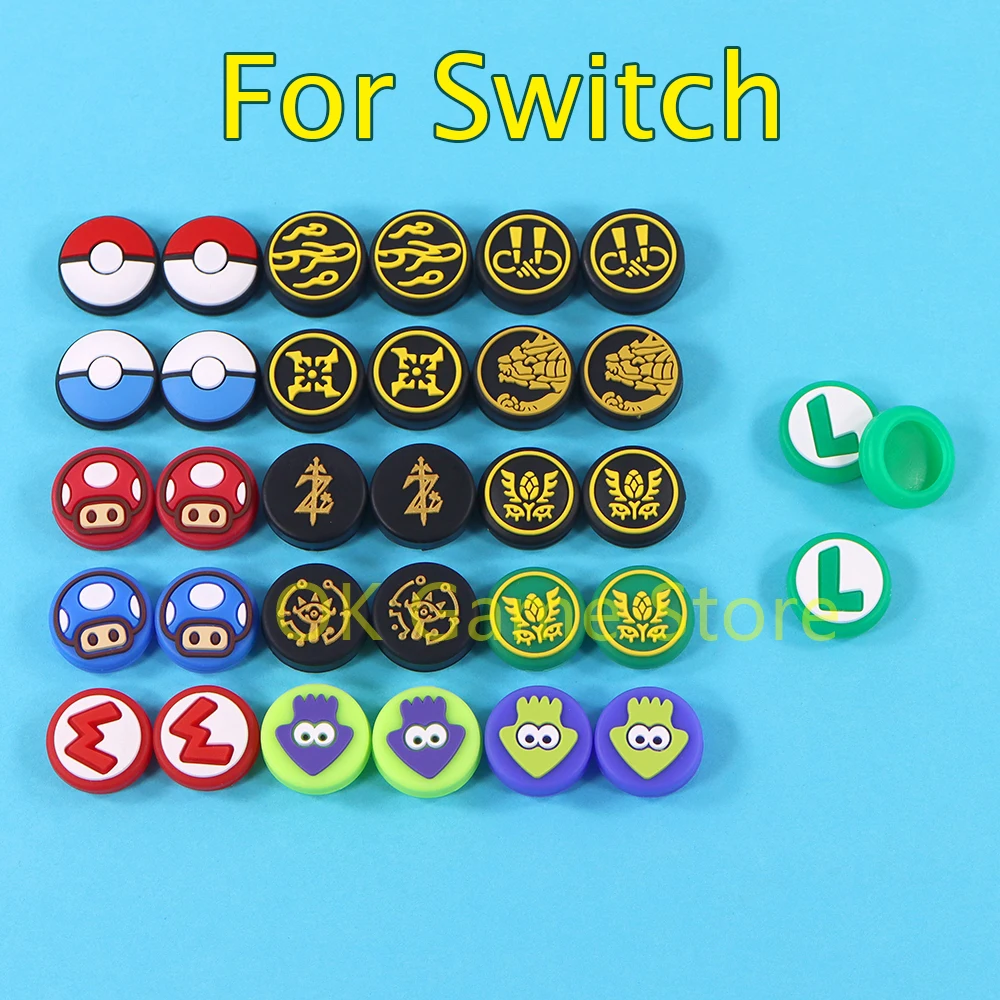 4 Uds para Nintendo switch joycon Thumb Stick Grip Cap Monster Hunter thumb grip cap Joystick cubierta para switch lite joystick cap - imagen 2