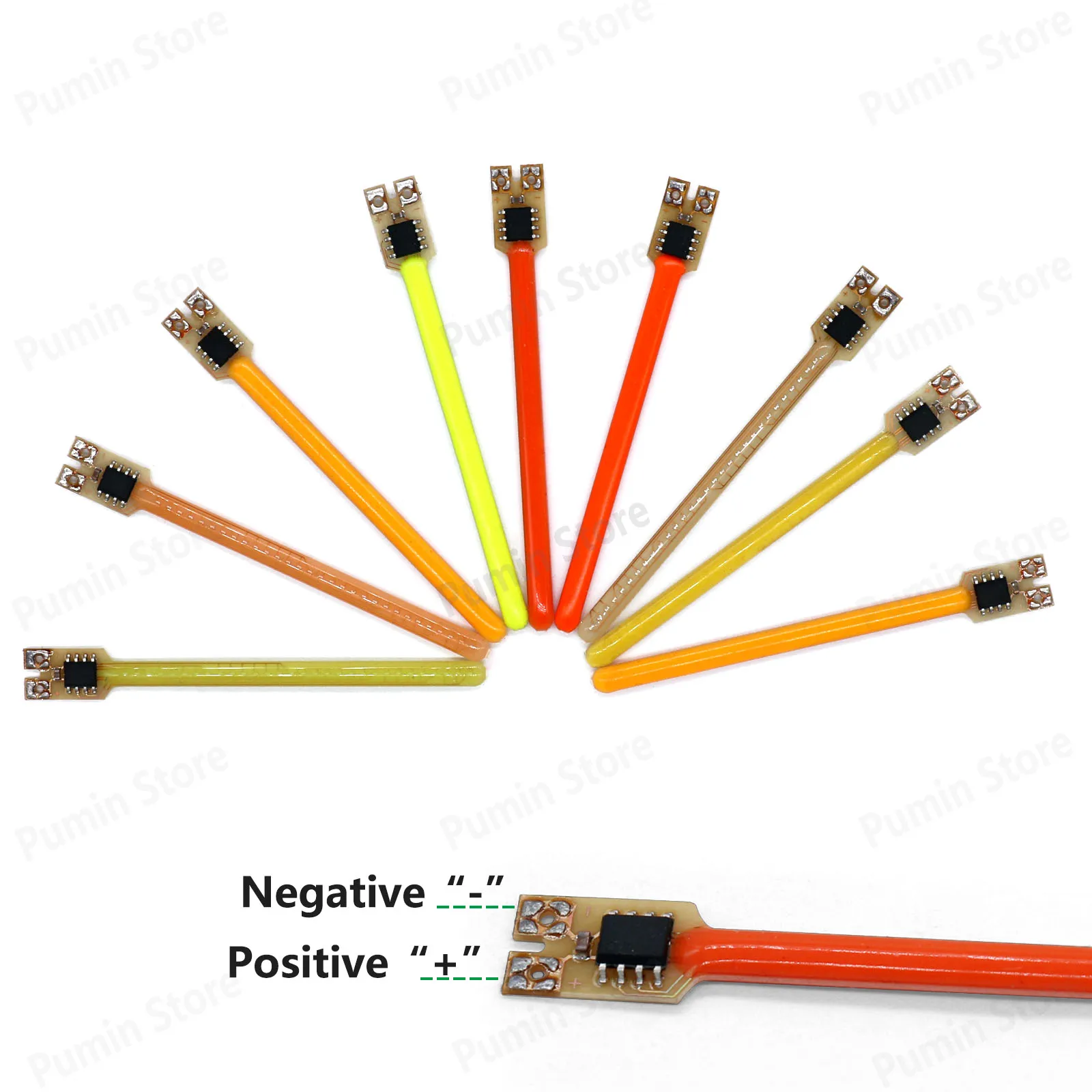 Nuevo 1-100 Uds. Filamento Led de 3-5V lluvia de meteoritos vela de agua corriente bombilla Edison 5 modos bombilla de decoración navideña filamento de advertencia - imagen 4