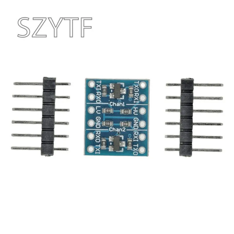 1-100 Uds. Convertidor de nivel lógico I2C de 2 canales módulo bidireccional de 5V a 3,3 V - imagen 2