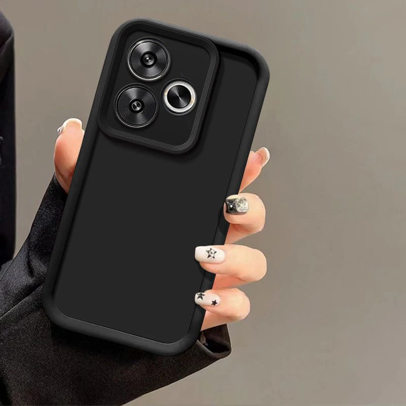 Para Xiaomi Poco M6 Plus funda Xiaomi Poco M6 Plus 5G gruesa mate a prueba de golpes funda protectora trasera suave - imagen 4