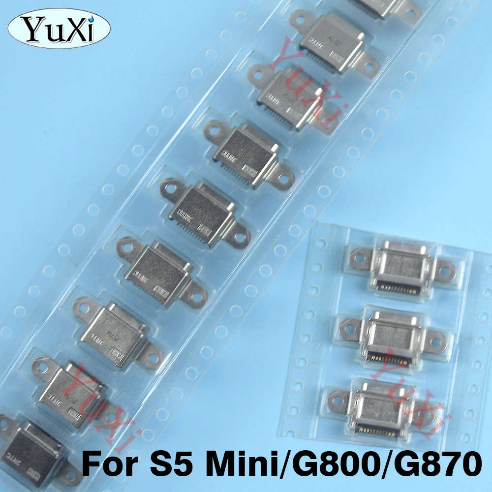 Conector de carga Micro USB, Conector de 11 Pines, puerto de enchufe para Samsung S5 mini G800 G800F G800H, piezas de reparación, 5 unidades - imagen 2