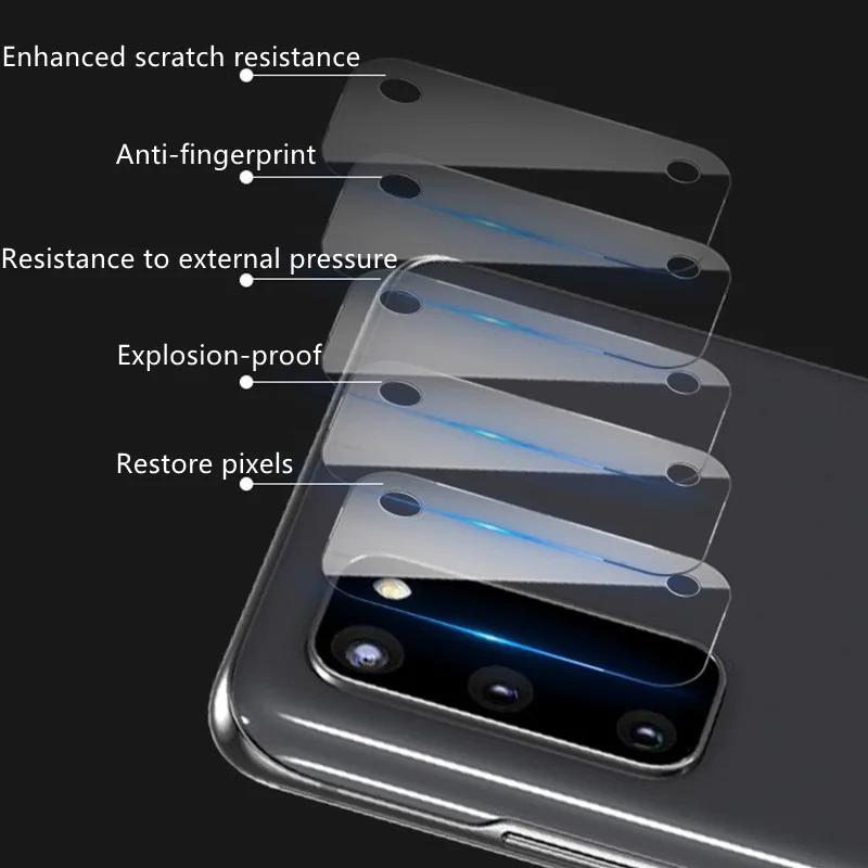 2 uds lente de cámara protectora para Samsung Galaxy Note 20 Ultra S10 Plus Lite S10e S7 Edge vidrio templado Galaxy Note20Ultra S10 S7 - imagen 3