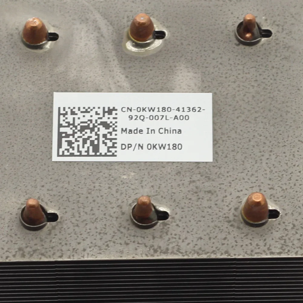 Original para Dell PowerEdge T610 T710 KW180 0KW180 servidor CPU disipador de calor CPU procesador disipador de calor CPU radiador CN-0KW180 enfriador - imagen 2