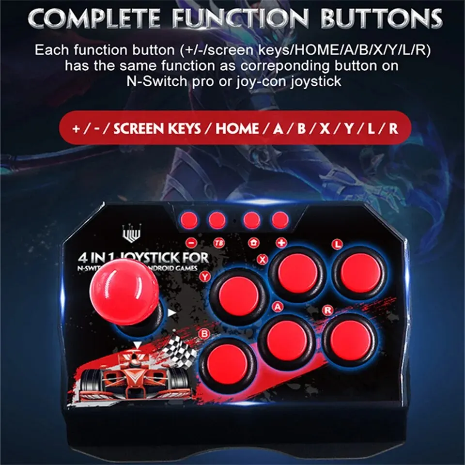 Mando Arcade 4 en 1 Turbo para PS3, PC y Android - imagen 2