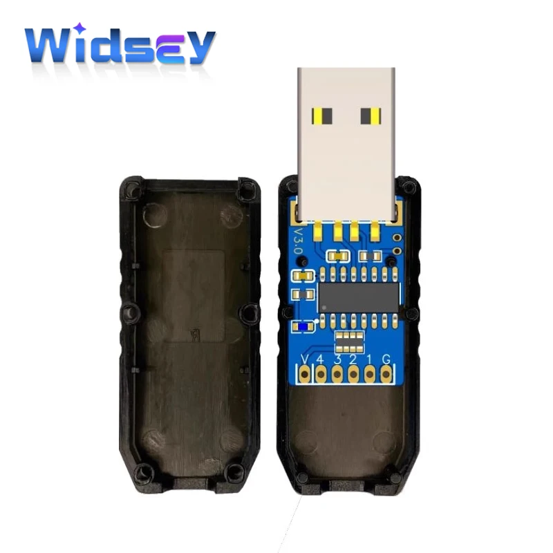 Interruptores de pie USB de 4 vías y 8 vías, botones de placa de circuito de combinación rápida personalizados, simulan el módulo de teclado y el ratón, compatible con retardo de tecla