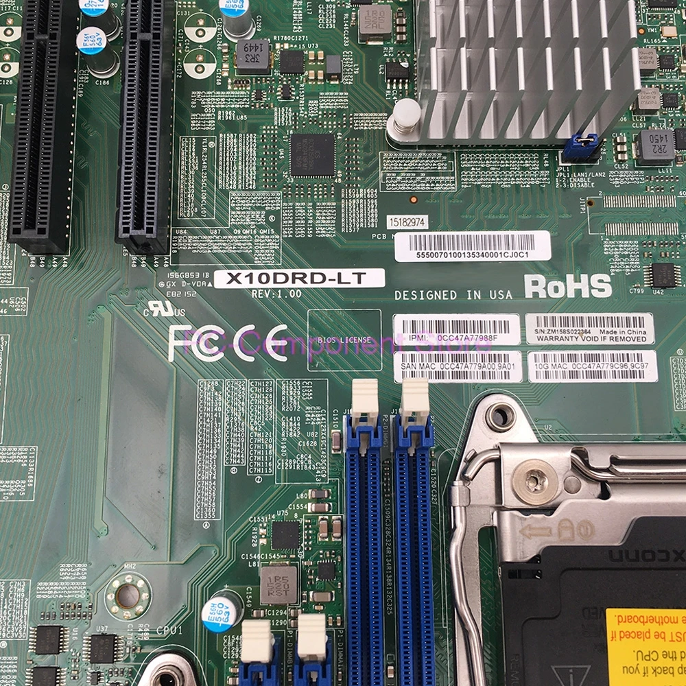 Placa base de servidor X10DRD-LT compatible con procesador familiar E5-2600 V4/V3 LGA2011 DDR4 - imagen 2