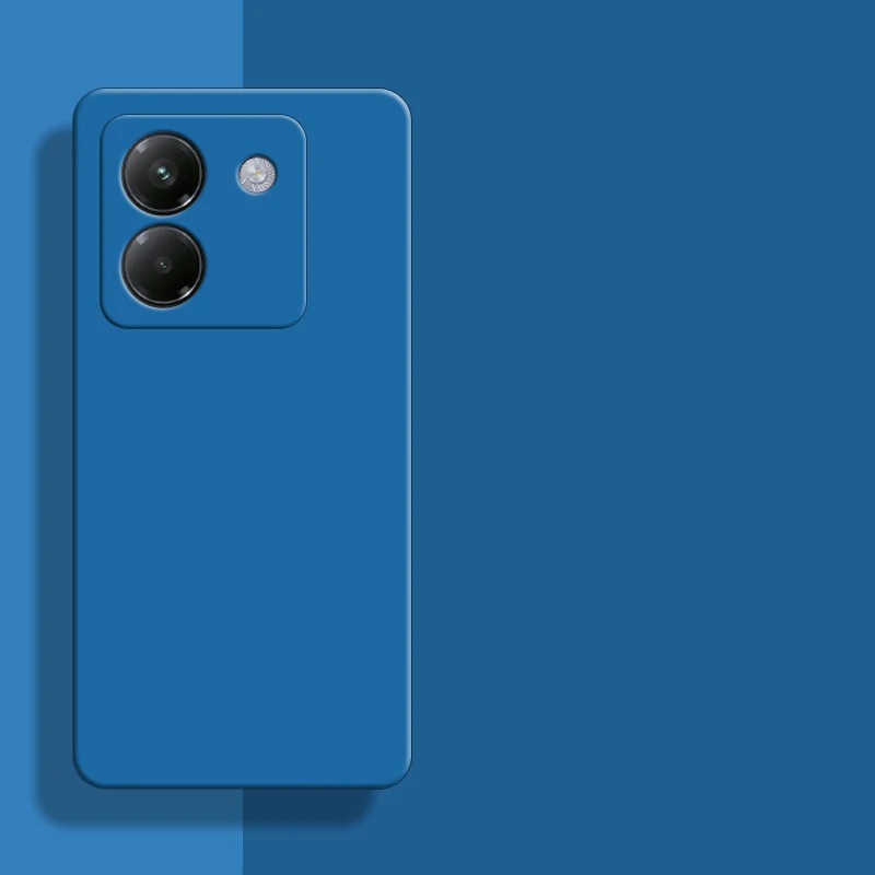 Para POCO M7 Pro 5G funda para Xiaomi POCO M6 M7 Pro cubierta nueva Original parachoques protector de silicona líquida para POCO M7 Pro - imagen 3