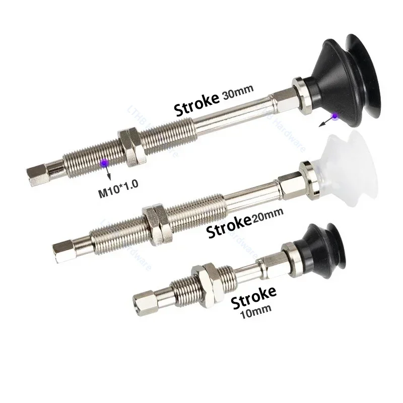 Ventosa de vacío serie ZPT3 con accesorios de biela, conjunto de soporte de montaje de carrera de cojín, accesorio de ventosa neumática - imagen 4