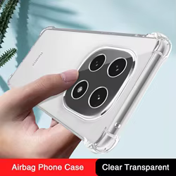 Funda de teléfono de silicona transparente para Xiaomi Redmi Note14 Note 14 Pro 14Pro Plus Pro + S 14S 5G China Global funda trasera de Airbag suave