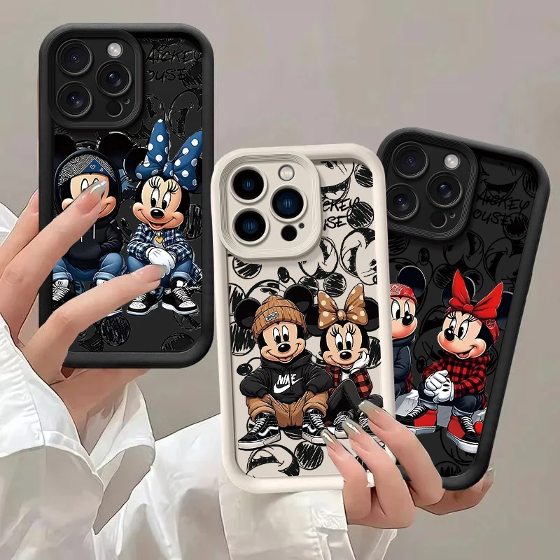 Funda de moda de Mickey Minnie Mouse para Xiaomi Redmi 15 13 12 10 9 14C 13C 12C 10C A5 Note 14 Pro 5G 12 13 Pro Plus 9S 12S - imagen 2