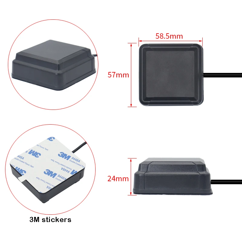 Antena GPS RTK RTD de alta precisión, dispositivo L1, L2, L5, centímetro, tres estrellas, siete frecuencias, medición GNSS, vehículo SMA BNC MCX - imagen 4