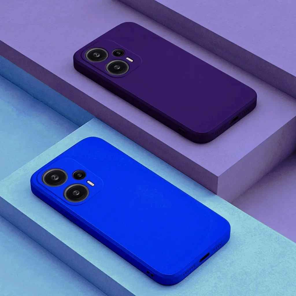 Funda Poco F5 pro PocoF5 cuadrada de silicona líquida Protector de lente de cámara cubierta suave para Xiaomi Poco F5 Poco F 5 PocoF5 fundas de teléfono - imagen 5