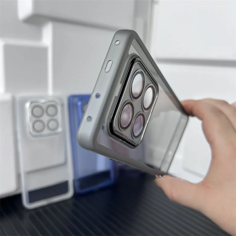 Funda de silicona suave para Xiaomi Redmi Note 14 Pro, carcasa trasera protectora con lente transparente para Redmi Note 14 Pro Plus - imagen 4