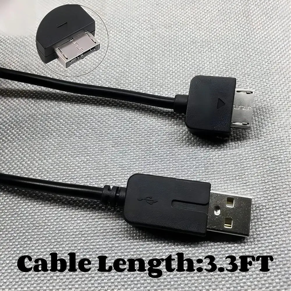 Cable de carga USB para PSVita, alta velocidad, 2 en 1, Cable de sincronización de datos, consola de mano, 1m, línea de cargador de energía para Playstation Vita 1000 - imagen 3