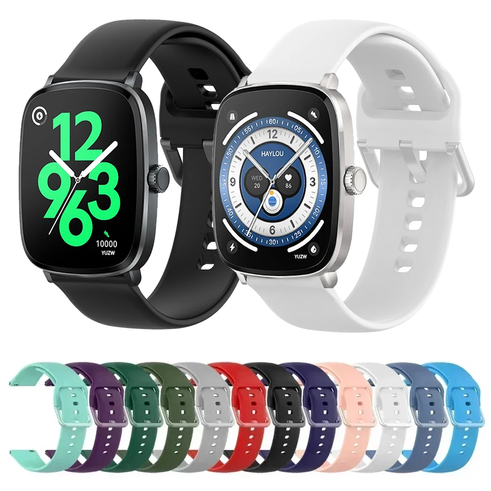 Correa de reloj de 20 a 22mm para Haylou Watch 2 Pro RS5 R8 S8, pulsera para Haylou Solar Plus RT3 Solar LS05 RS4 Plus GST RT3, correa de reloj