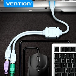 Adaptador USB a PS2 Vention – Teclado Ratón Escáner