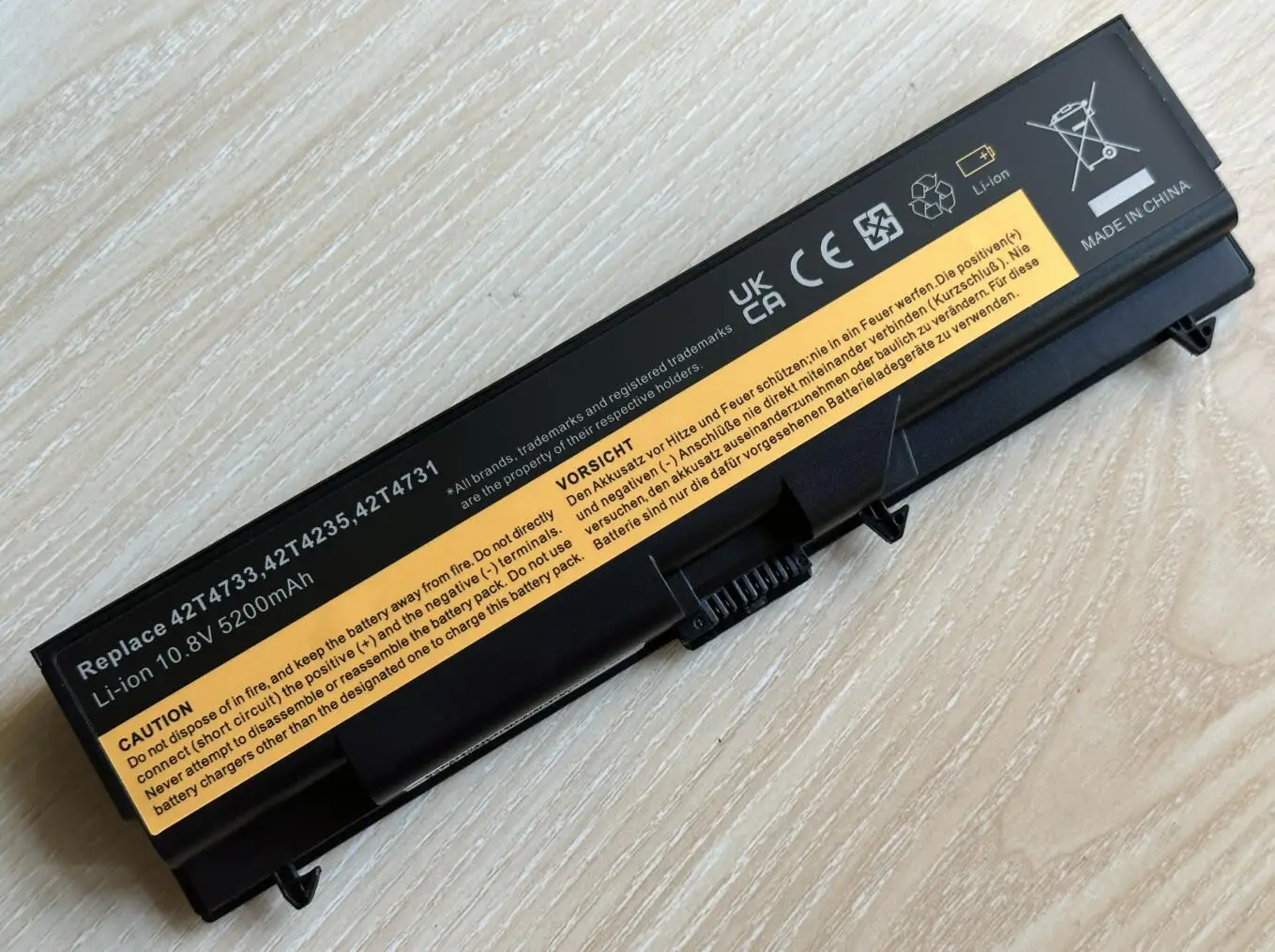Batería de 10,8 V para portátil Lenovo ThinkPad, 5200mAh, T430, T430I, L430, T530, T530I, L530, W530, 45N1005, 45N1004, 45N1001, 45N1000 70 - imagen 2